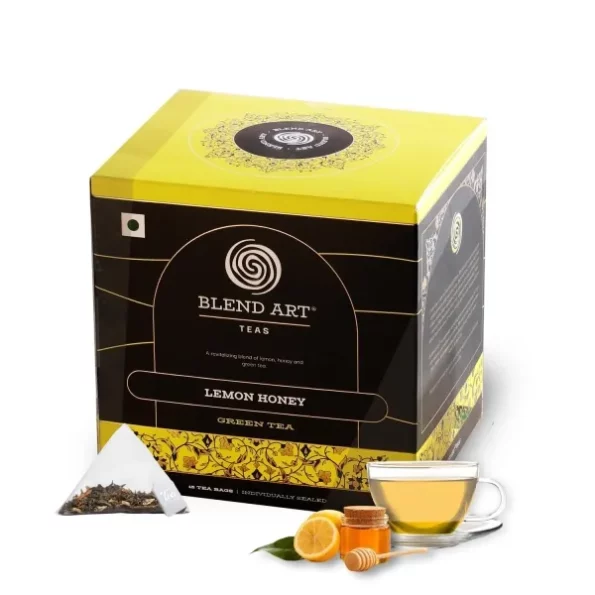 Honey Lemon Green Tea with Vitamin C - 15 Tea Bag, Herbkart8t771xXIEGIdvL.webp,