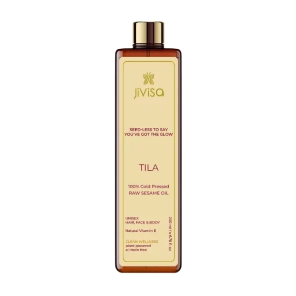 Jivisa Tila Pure Sesame Oil (200ml) available on Herbkart