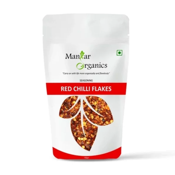 ManHar Organics Red Chilli Flakes Seasoning, 100gm available on Herbkart