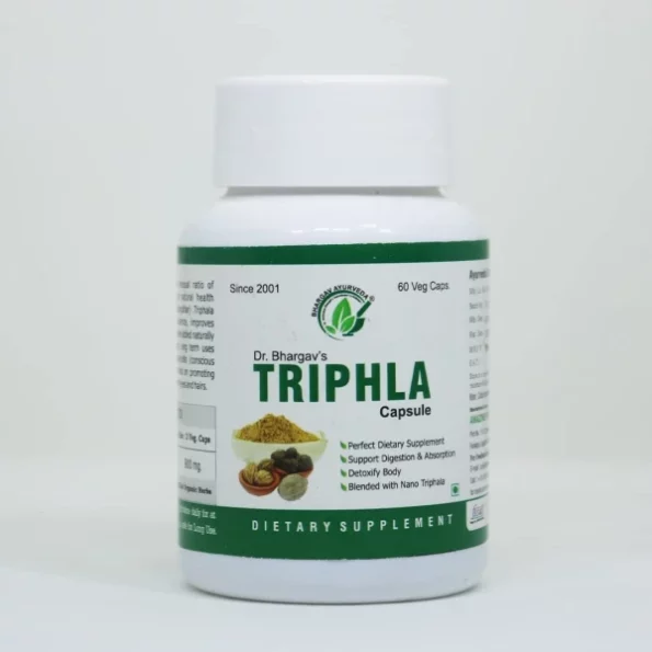 Dr.Bhargav's Triphla Capsules 60 Capsules available on Herbkart