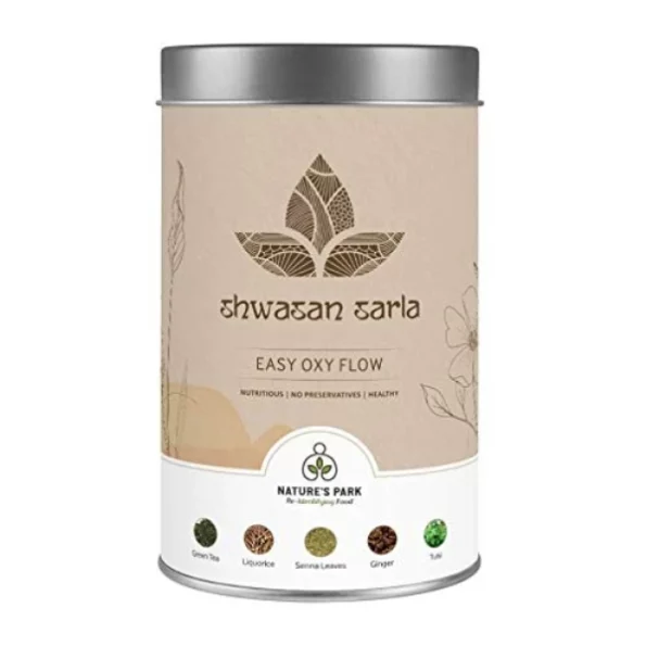 Nature's Park Shwasan Sarla Easy Oxy Flow Health & Wellness Infusion Tea Can (125gm), Herbkart8t741hqcwuUUNL.webp, Herbkart8t741hqcwuUUNL