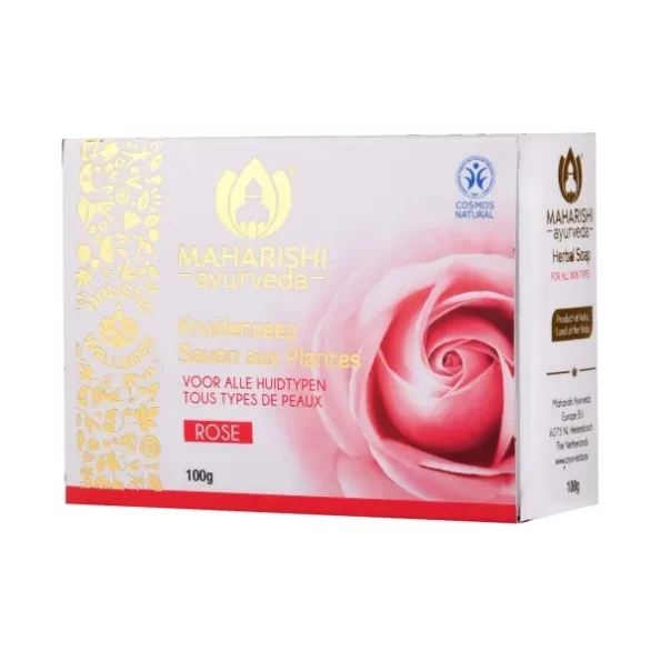 Maharishi Ayurveda Rose Herbal Soap - 100 g available on Herbkart