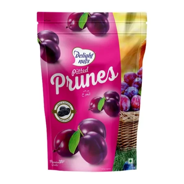 Delight Nuts Pitted Prunes, 200g available on Herbkart