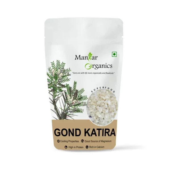 ManHar Organics Gond Katira Pure Organic 250g available on Herbkart