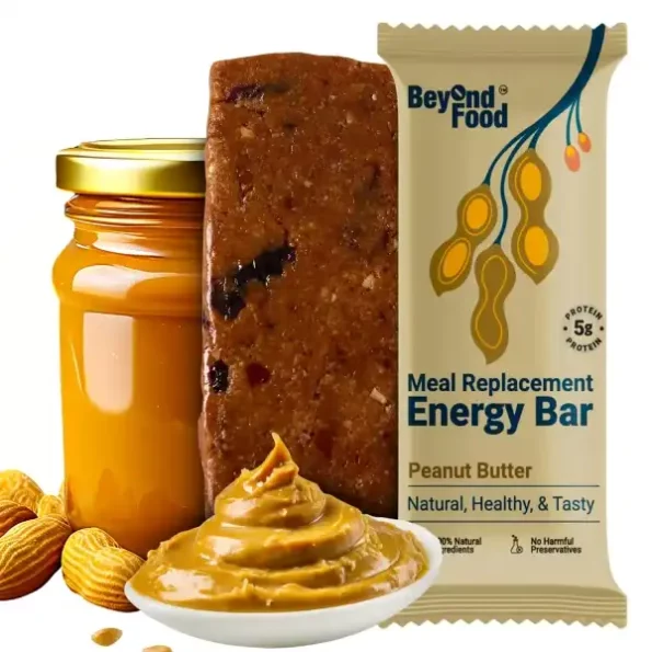 Beyond Food Meal Replacement Energy Bar - Peanut Butter - Pack of 6, Herbkart8t771Qw38LXkHL.webp, Herbkart8t771Qw38LXkHL