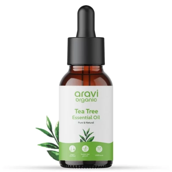 Aravi Organic Tea Tree Essential Oil - 15 ml, Herbkart8t751Et-MmQzPL.webp, Herbkart8t751Et MmQzPL