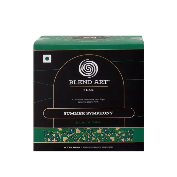 Blendart's Darjeeling Black Tea Bags, Set of 15 Tea Bags available on Herbkart