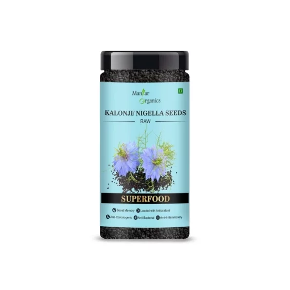 ManHar Organics Nigella Sativa Seeds Jar 135gm available on Herbkart