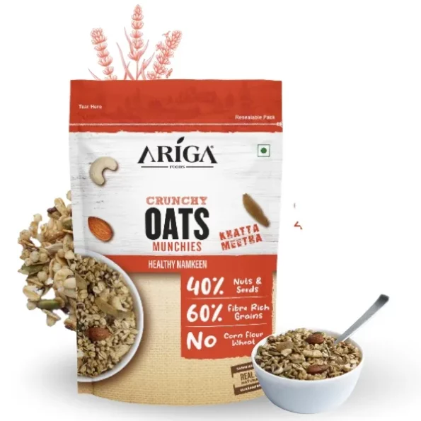 Ariga Foods Crunchy Oats Namkeen (200g), Herbkart8t781PA8y9LnOL.webp, Herbkart8t781PA8y9LnOL