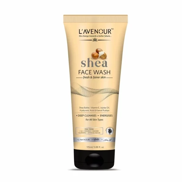 L'avenour Shea Facewash, 115ml available on Herbkart