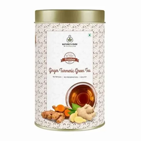 Nature's Park Green Tea (Ginger Turmeric Green Tea, 100 Gm)