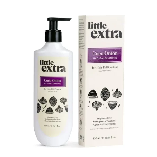 Little Extra Coco Onion Natural Shampoo, 300 ml, Herbkart8t771-kr4-Lr4L.webp, Herbkart8t771 kr4 Lr4L