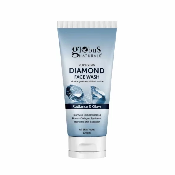 Globus Naturals Purifying Diamond Face Wash, 100 ml, Herbkart8t7512sBk20rM1L.webp, Herbkart8t7512sBk20rM1L