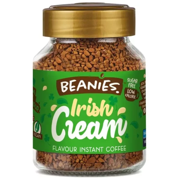 Beanies|Instant Flavoured Coffee, Irish Cream, 50 g available on Herbkart