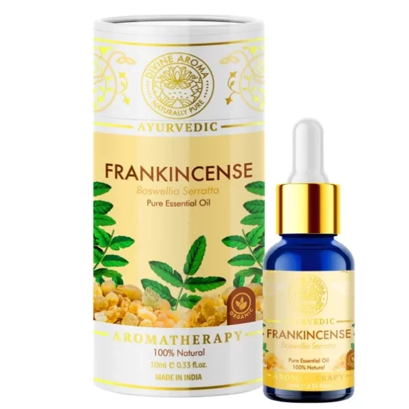 Divine Aroma Frankincense Essential Oil (10ml) available on Herbkart