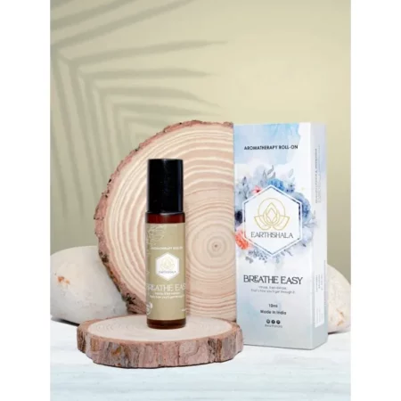 EARTHSHALA Breathe Easy Roll-on, a natural remedy for overall respiratory wellness with strong medicinal formula (10ml)