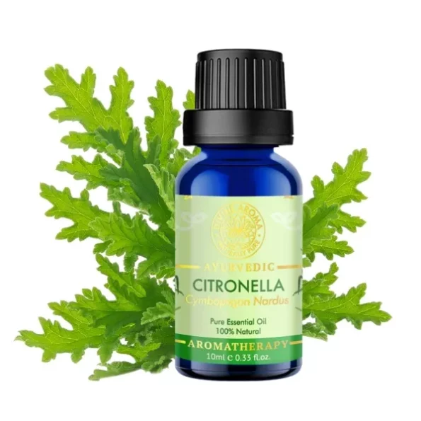 Divine Aroma Citronella 100% Pure & Natural Essential Oil 10ml available on Herbkart