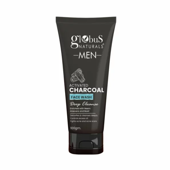 Globus Naturals Anti Pollution & Anti Acne Charcoal Face Wash, 100 gms, Herbkart8t751nXboRCm7L.webp, Herbkart8t751nXboRCm7L