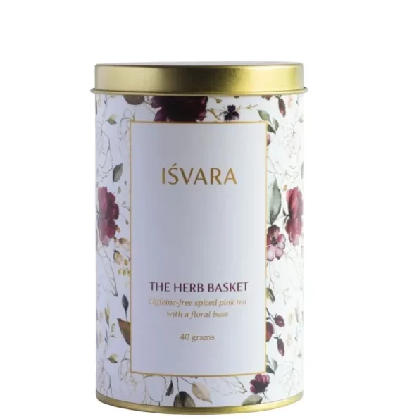 Isvara Herbal Tea - The Herb Basket, Caffeine Free Rose Hibiscus Lavender Floral Tea 40gm, Herbkart8t761tuw3F-0PL.webp, Herbkart8t761tuw3F 0PL