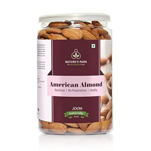 Nature's Park Dry Fruit - American Almonds (500 g) available on Herbkart