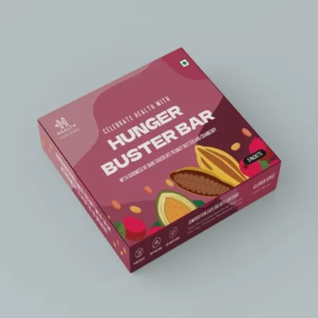 Health Horizons Hunger Buster Bars- Peanut butter & Cranberry 35 g (Pack of 1) | Energy Bar | Packed with Bajra | Guilt free snack