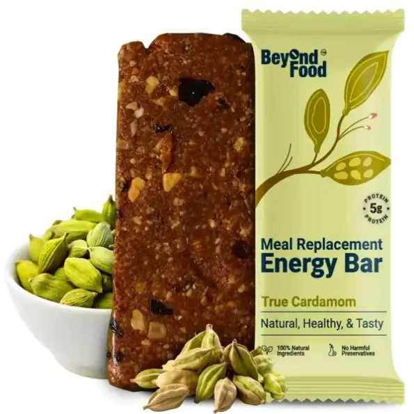 Beyond Food Meal Replacement Energy Bar - True Cardamom - Pack of 6, Herbkart8t771PbAHAW39L.webp, Herbkart8t771PbAHAW39L