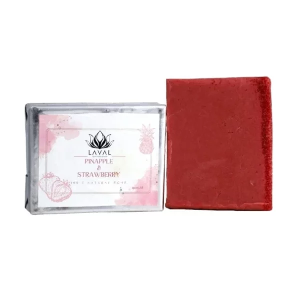 Laval pineapple strawberry soap available on Herbkart