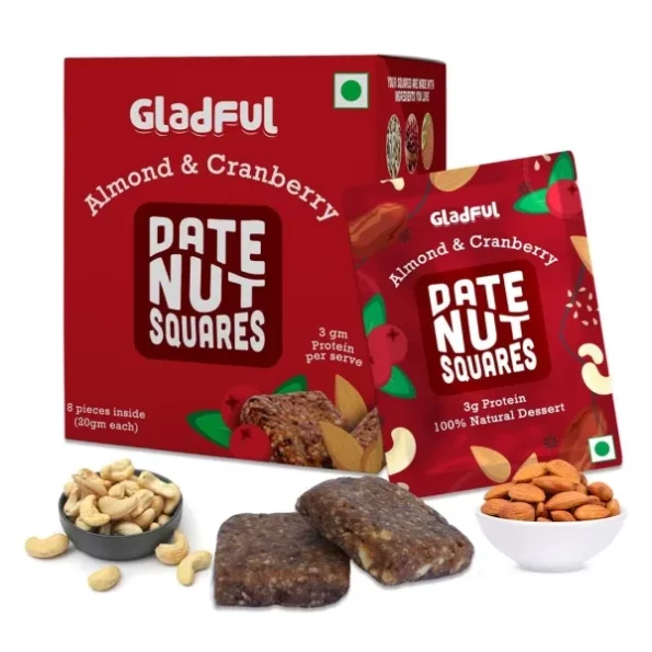 Gladful Almond & Cranberry Date Nut Square (20G X 8), Herbkart8t761p0k5toKXL.webp, Herbkart8t761p0k5toKXL