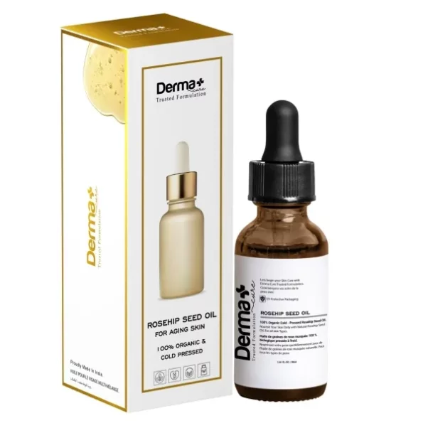 Derma Cure 100% Cold Pressed Rosehip Seed Oil (Unscented). available on Herbkart