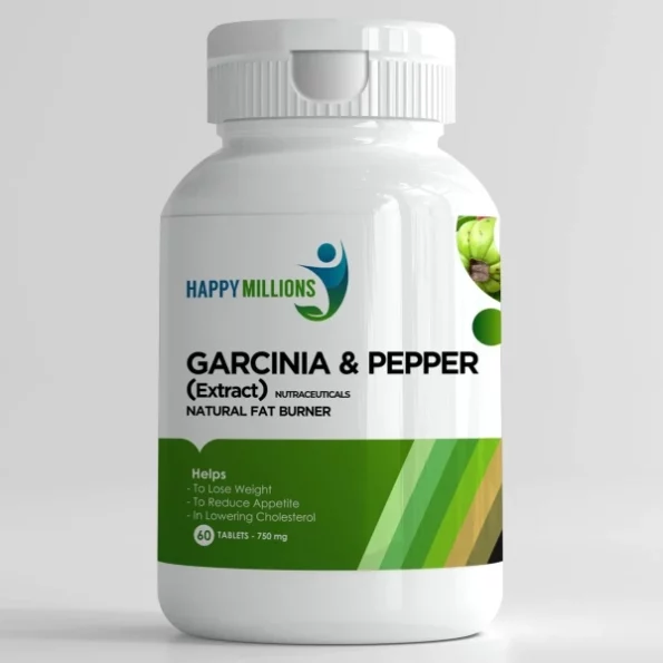 Happy Millions Garcinia & Pepper Extract 750 mg - 60 Tablets, Herbkart8t761DbLeXyWPL.webp, Herbkart8t761DbLeXyWPL