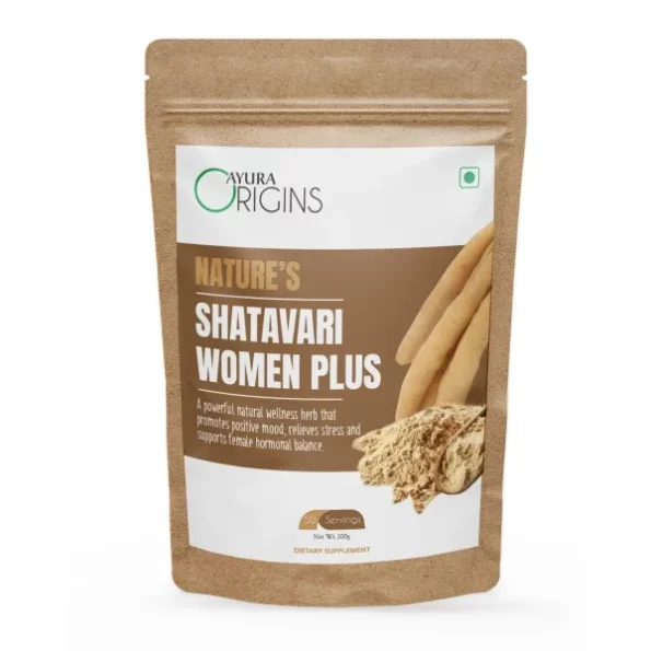 Ayura Origins Nature's Shatavari Women Plus - 100g 50 Servings, Herbkart8t781AG9QA5HRL.webp, Herbkart8t781AG9QA5HRL