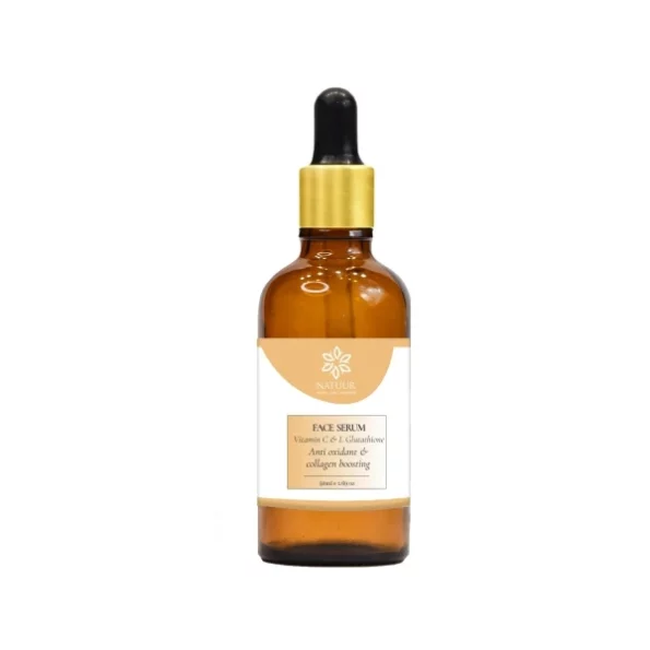 Natuur - 50ml Vitamin C and L Glutathione Face Serum (50ml) available on Herbkart