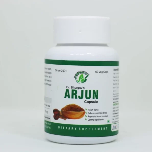 Dr.Bhargav's Arjun Capsules 60 Capsules available on Herbkart