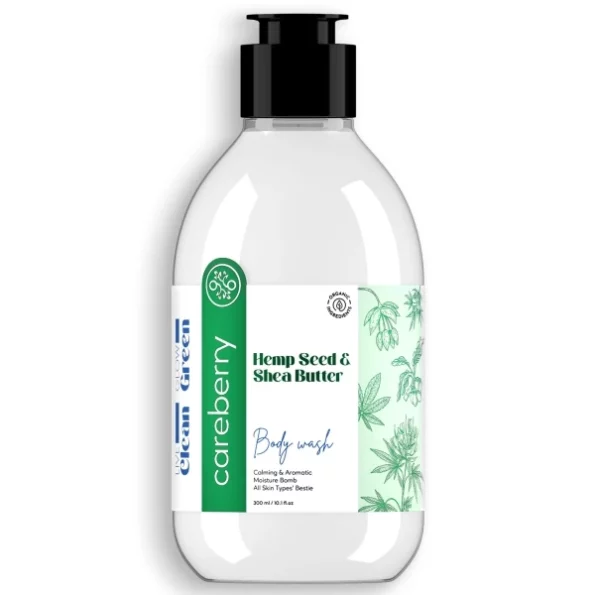 Careberry Hemp Seed Oil & Shea Butter Body Wash 300ml, Herbkart8t761MNCQvdLJL.webp, Herbkart8t761MNCQvdLJL