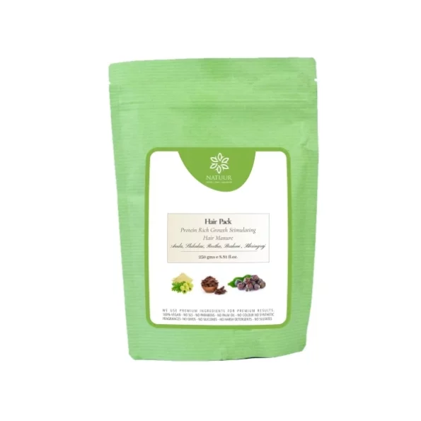 Natuur - Hair Pack - 250g Amla, Shikakai, Reetha, Brahmi, Bhringraj available on Herbkart