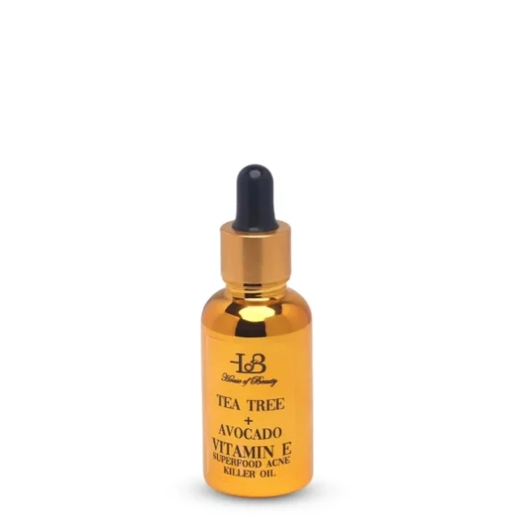 House Of Beauty Acne Oil W/T Tea Tree, Avocado & Vit-E (30ml) available on Herbkart