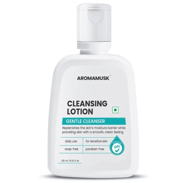 Aromamusk Deep Cleansing Lotion for Sensitive & Dry Skin, 125ml, Herbkart8t751JCQLouQlL.webp, Herbkart8t751JCQLouQlL