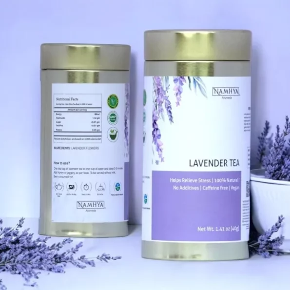 Namhya Pure Lavender Tea, 20 Tea Bags available on Herbkart