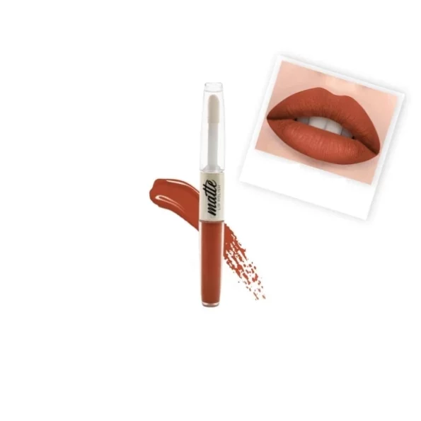 BEAUTYRELAY LONDON - MARKER 24 hours of comfortable color the pigmented -2 In 1 Matte Lipstick (Coffee) available on Herbkart