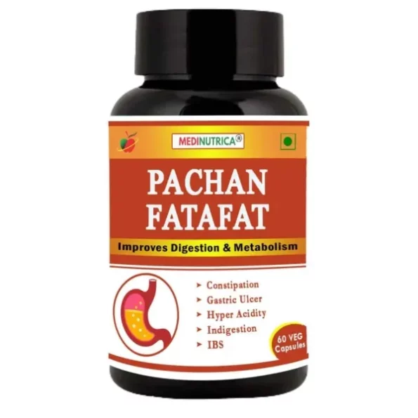 MEDINUTRICA Pachan Fatafat Capsule - 60 Veg Capsules available on Herbkart