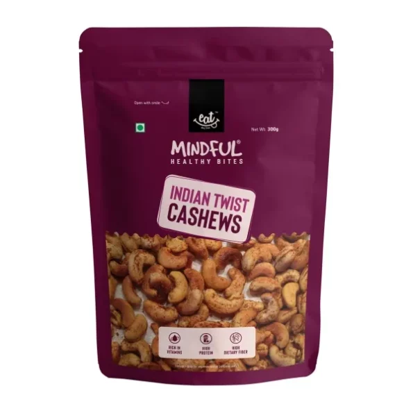 Eat Anytime Mindful Healthy Indian Twist Spicy Cashew - 300gm, Herbkart8t771W1oa-1KwL.webp, Herbkart8t771W1oa 1KwL