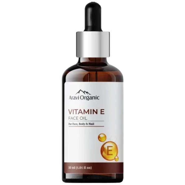 Aravi Organic Vitamin E Oil For Face - 30 ml available on Herbkart