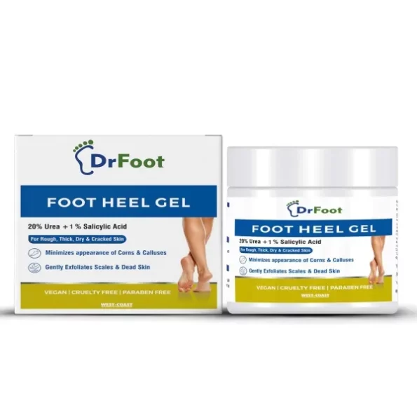 Dr Foot | Foot Cream for Cracked Heels | Feet Dead Skin Remover | Urea Cream | Crack Heel Repair Cream | 20% Urea & 1% Salicylic Acid | Foot Cream for Dry Feet | Foot Care Cream | Heel Crack Cream, Herbkart8t7619xBkH1ADL.webp,