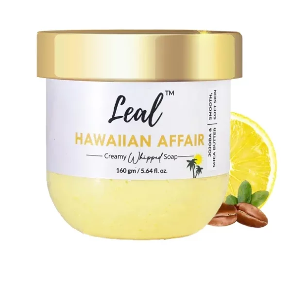 Leal Cosmetics Whipped Soap, Hawaiian Affair Citrus Bath Cream Soap - 160 gm available on Herbkart