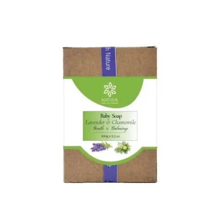 NATUUR - Chamomile Baby Soap - 100g | Gentle & Calming | Toxic Chemical-Free | Softens & Moisturizes | Ideal for Delicate Baby Skin