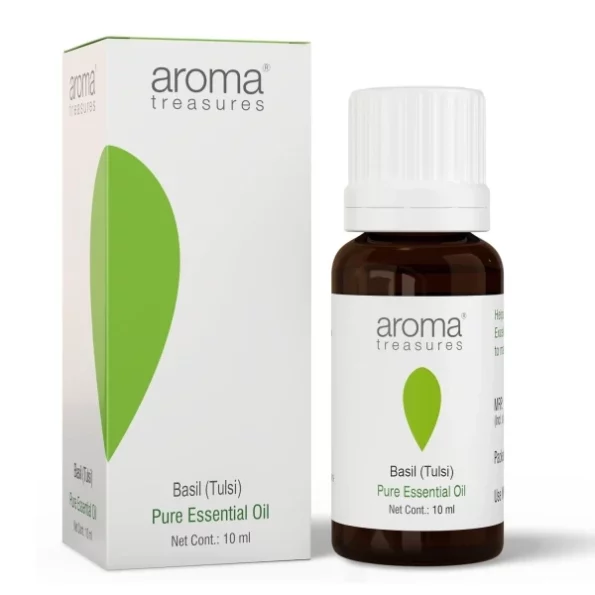 Aroma Treasures Basil Tulsi Essential Oil - 10ml, Herbkart8t761wSZRzHzJL.webp, Herbkart8t761wSZRzHzJL