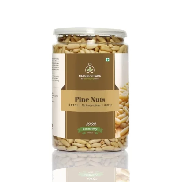 Nature's Park Pine Nuts - 500gm available on Herbkart