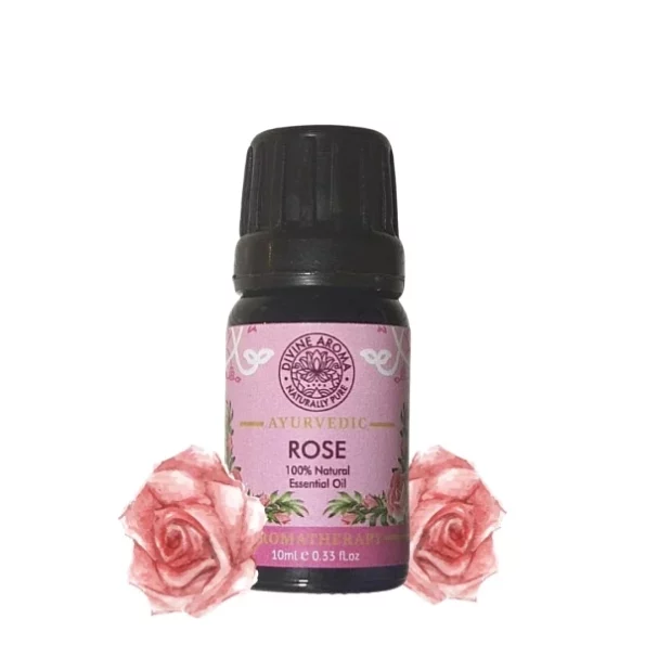 Divine Aroma Rose Oil 10ml available on Herbkart