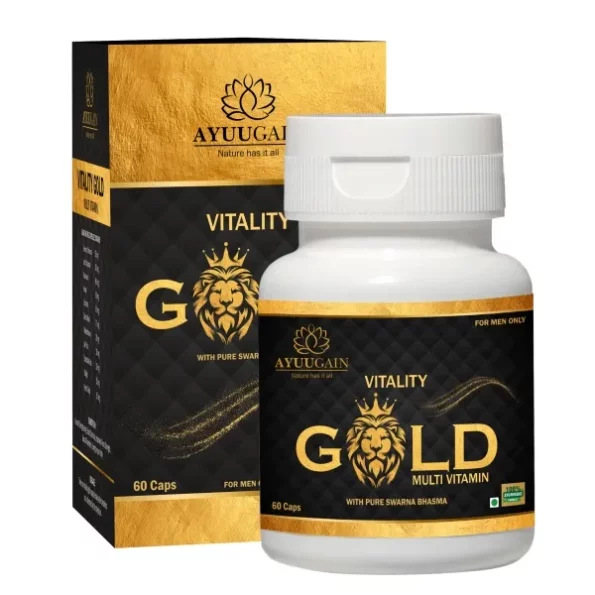 Ayuugain Vitality Gold Capsule for Men - 60 Caps, Herbkart8t781aWl2TWXzL.webp, Herbkart8t781aWl2TWXzL