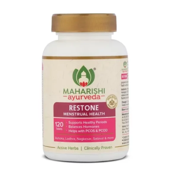 Maharishi Ayurveda PCOD PCOS supplements for Women Restone Tablets, 120 Tablets available on Herbkart